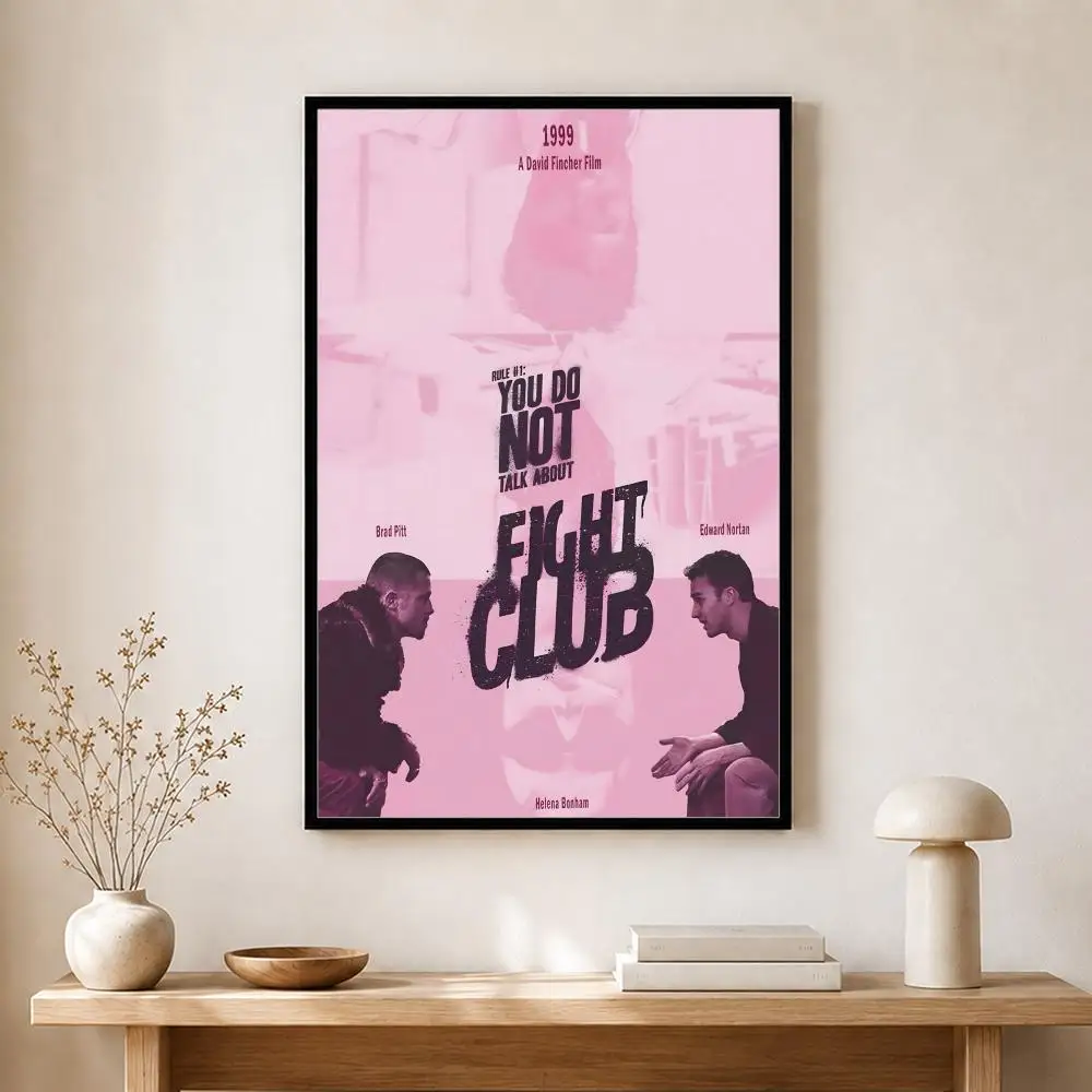 Film-Poster „Fight Club“, selbstklebender Kunst-Aufkleber aus wasserfestem Papier, Wanddekoration für Kaffeehaus, Bar, Zimmer – Detail 22
