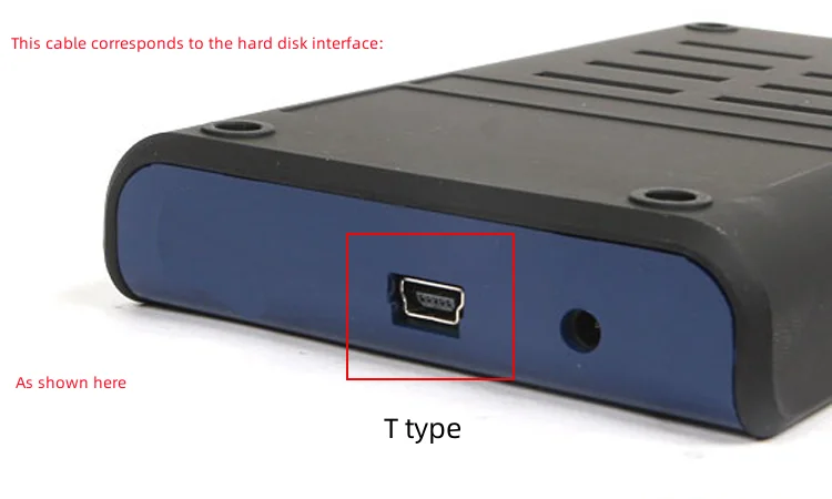 Cable de datos 2 en 1 USB 2,0 tipo A macho A Mini 5P macho + Cable de alimentación USB macho A macho Y divisor para cámara HDD MP3 MP4