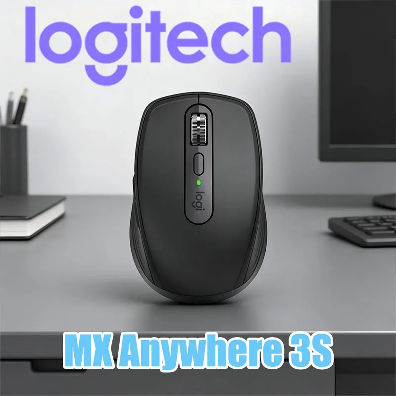 

Logitech MX3S Ergonomic Office Mouse 3 Devices Switch Flow Transfer For MacBook Windows Authentic