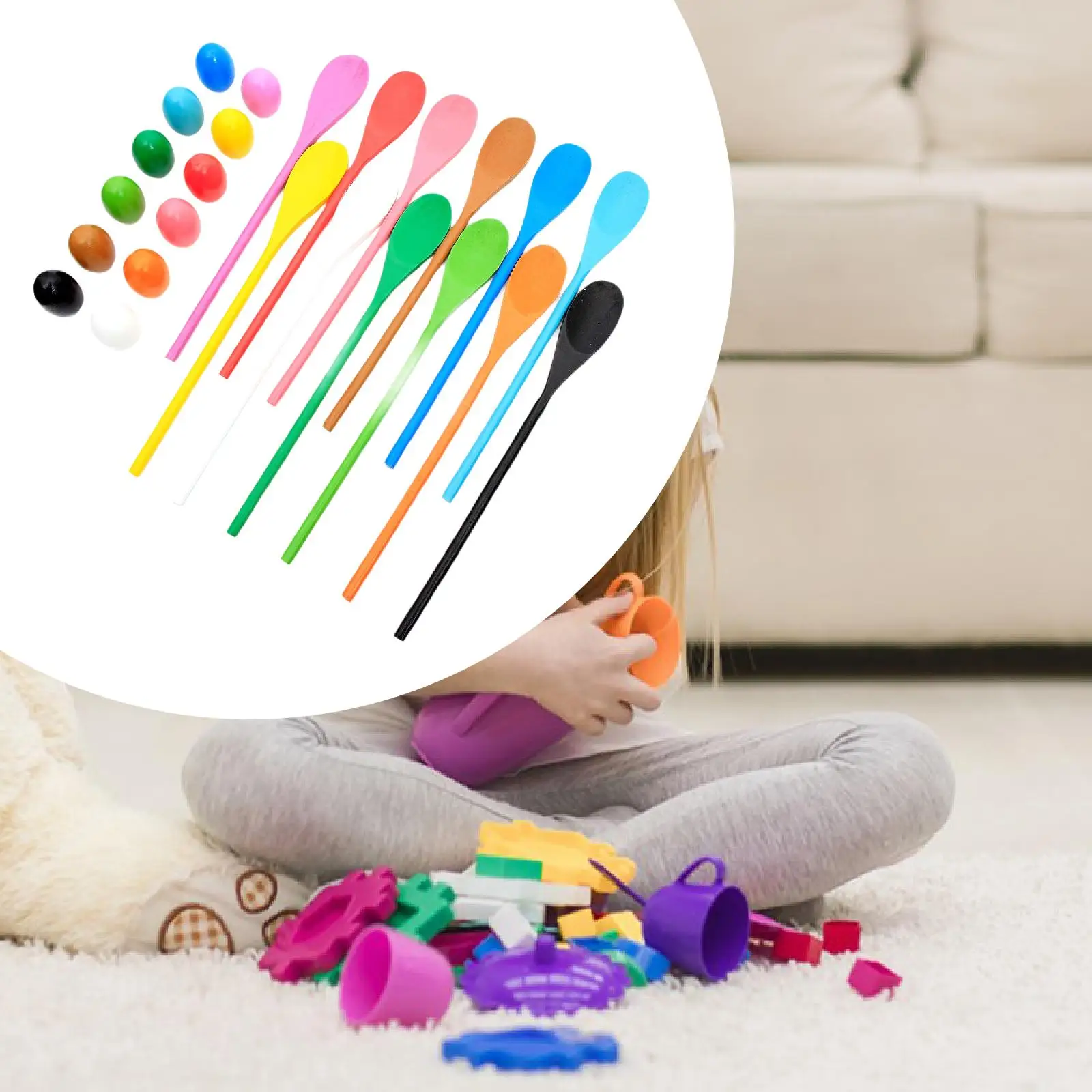 

Игра в яйца и ложки, набор для дошкольного обучения, игрушка для улицы, лужайка на день рождения