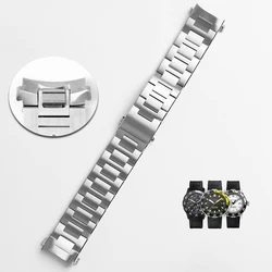 Solid stainless steel watch band for IWC marine timepiece series Aquatimer diving quick release  Bracelet  22mm men's  wristband