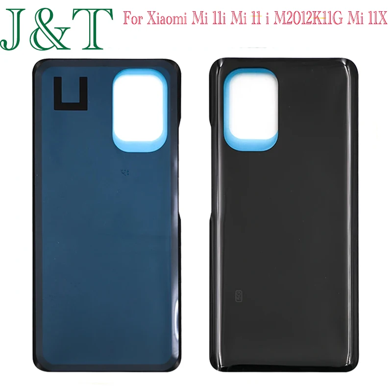 For Xiaomi MI 11i M2012K11G Mi 11X Pro Battery Back Cover 3D Glass Panel Rear Door Housing Case Adhesive Replace