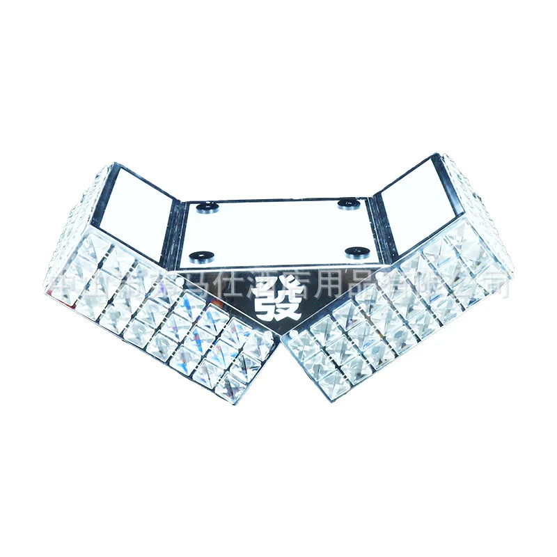 Spade A Champagne King Display Rack for Wine Bar Written Laser XO Wine Rack Display Bar