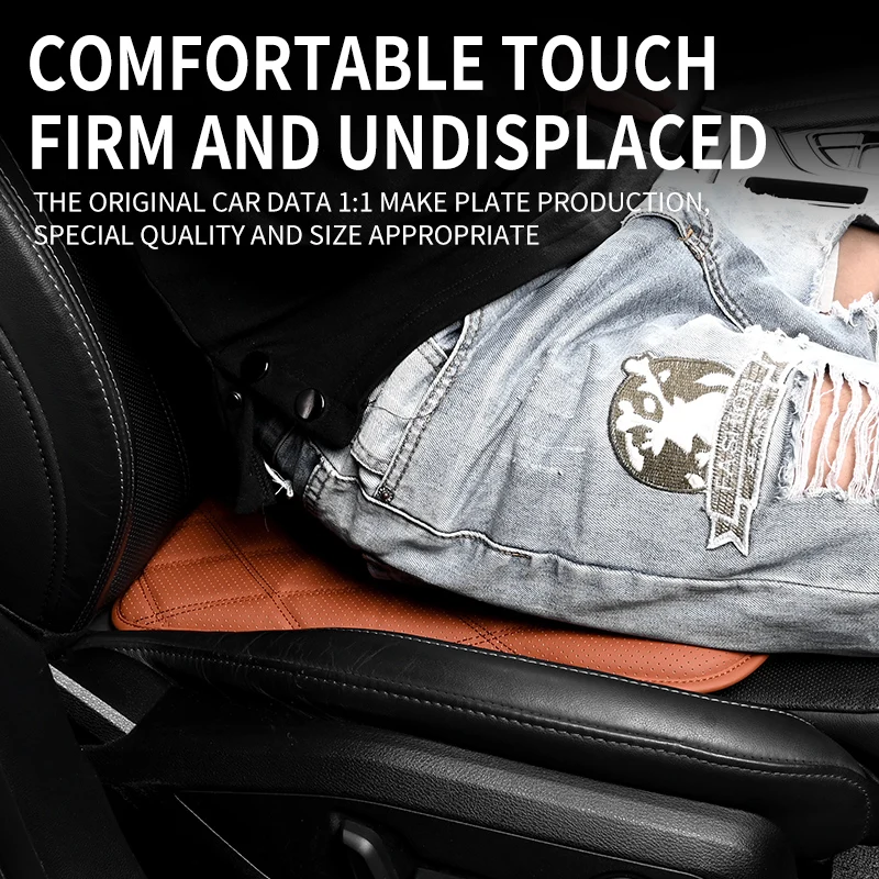 Car seat cushion all-season universal breathable skin friendly car cool ventilated front seat single piece premium cushion cover