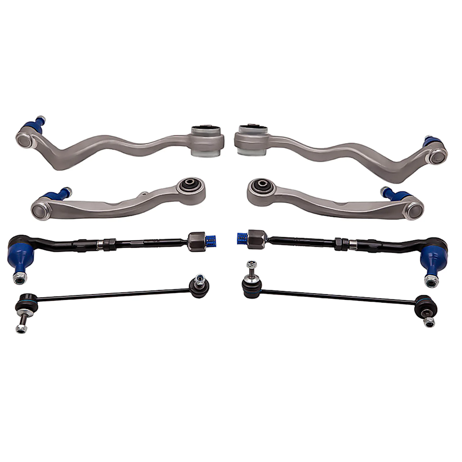 Front Lower Suspension Control Arms & Drop Links Set For BMW E60 E61 530 530D