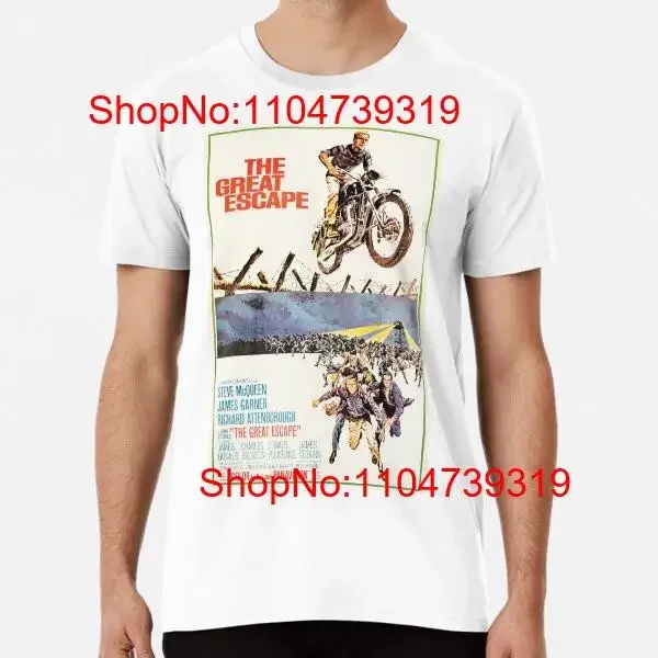 The Great Escape 1963 S à 5XL fabriqué en AU USA t-shirt vintage lavé haut décontracté pour un usage quotidien confortable homme graphique