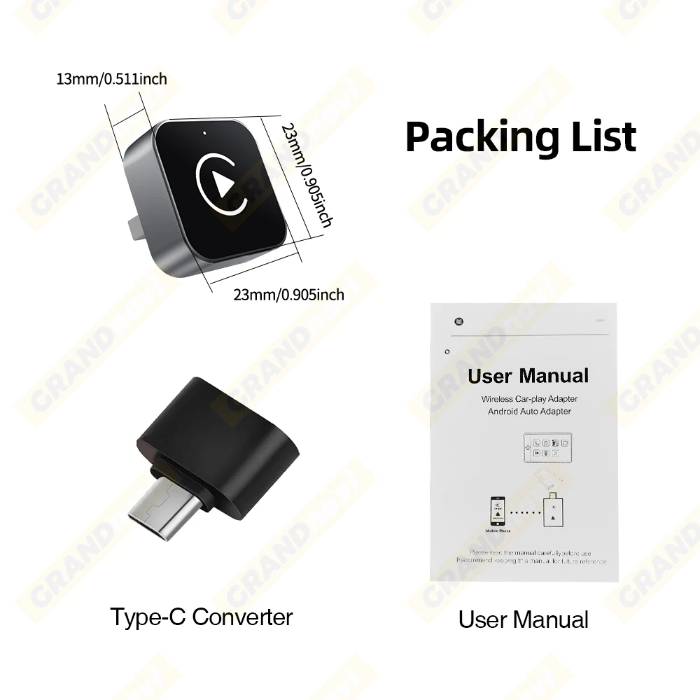 Mini 2-in-1 Wireless CarPlay/Android Auto Adapter Plug-and-Play für VW, Toyota, Nissan, Ford, Benz – Kabelgebunden zu Kabellos für OEM-Kabelgebundene Fahrzeuge – Detail 16