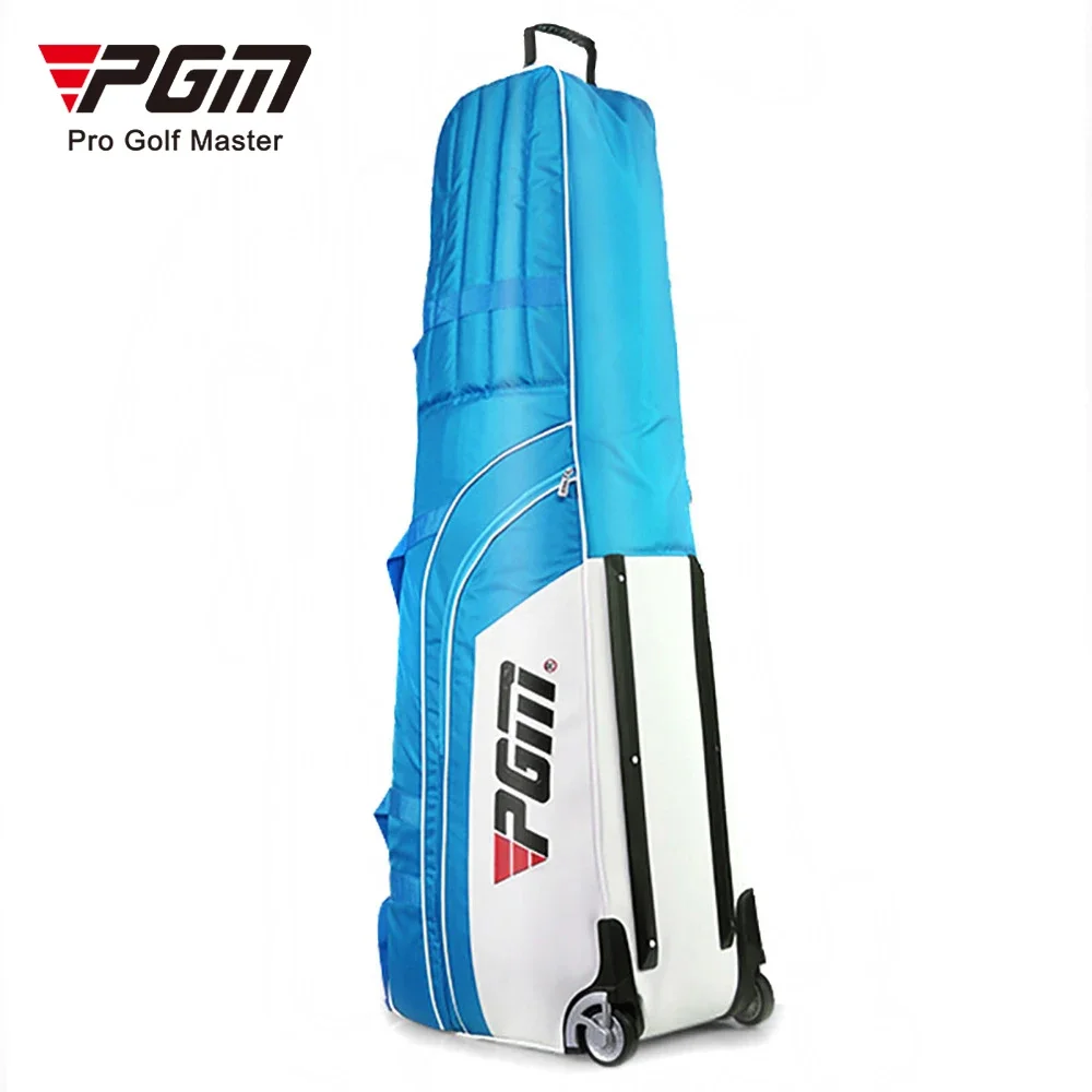 PGM Golf Air Bag, Waterproof Thickened Folding Ball Bag, Travel Wheels, Foldable Clubs, Thickened