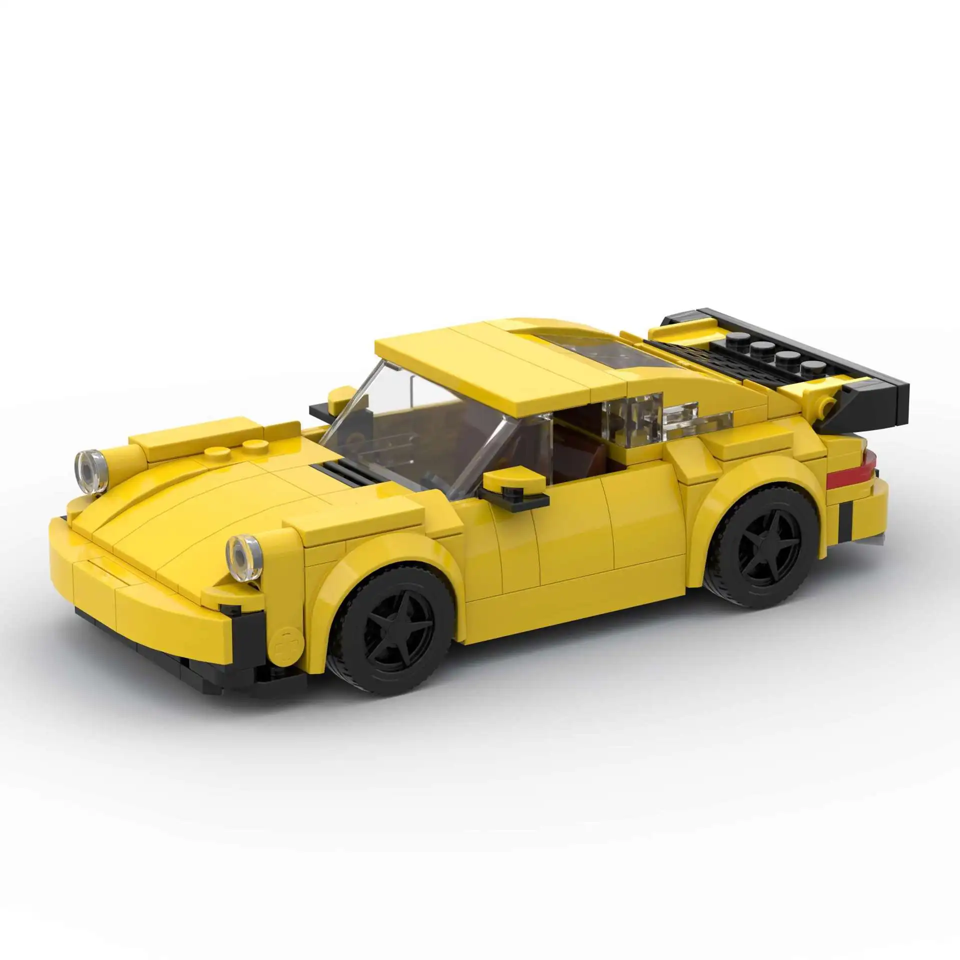 Blocos de construção Moc de carro esportivo de corrida Porsche 911 modelo de construção brinquedos infantis