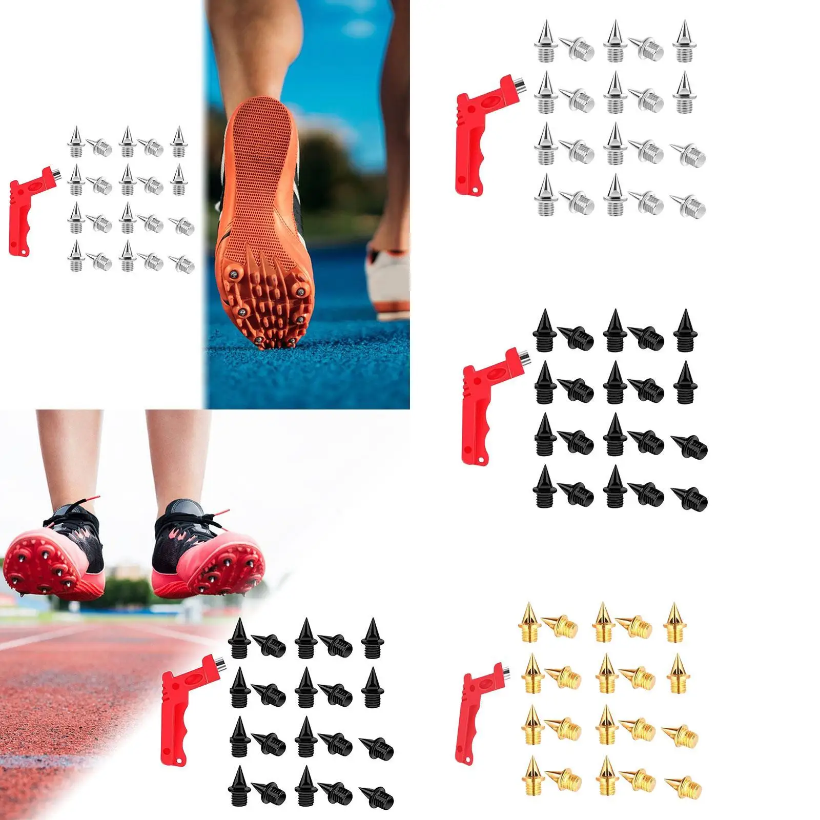 20x clavos para zapatos de pista, repuesto resistente para práctica de carrera corta al aire libre