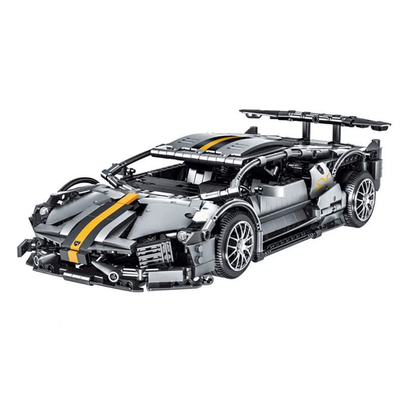 

Super Sports Car Technical Bat Mork 023015 Model City Racing Series DIY Toys Building Blocks Bricks Christmas Gift Boys 1337Pcs