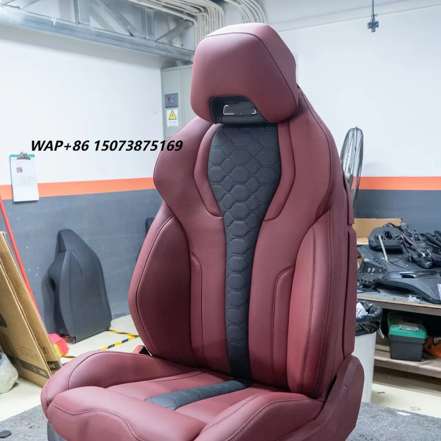 Leather Car Seat for G05 G06 G07 G08 G11 G12 G14 G15 G17 G20 G22 G23 G24 G26 G29 G30 G32 G70 G80 G82 G87F90 F90 M4 M5 M6 M7 M8