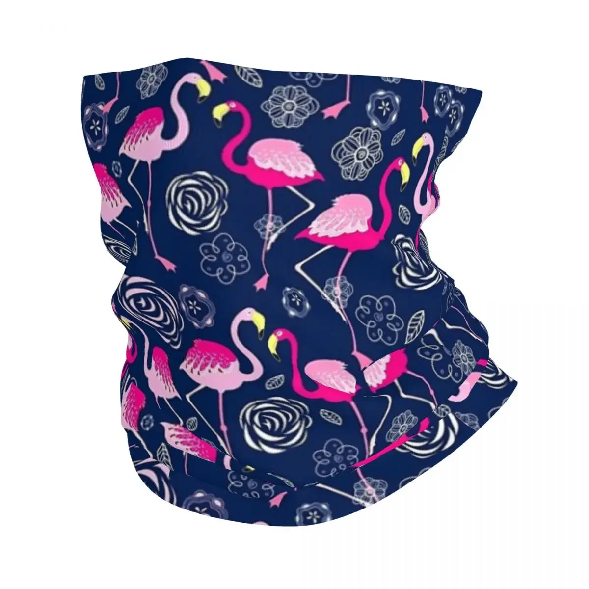 Flamingo Cactus Tropical Ruber Bandana Neck Cover Printed Wrap Mask Scarf Balaclava Riding For Men Women Adult All Season