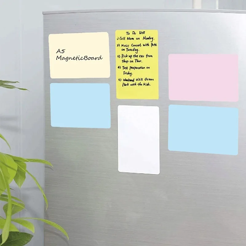 A3/A4/A5 Whiteboard Magnetic Pizzarra Sticky Whiteboard Planner Erasable Board Marker Adhesive White Board Magnetic Wall Board