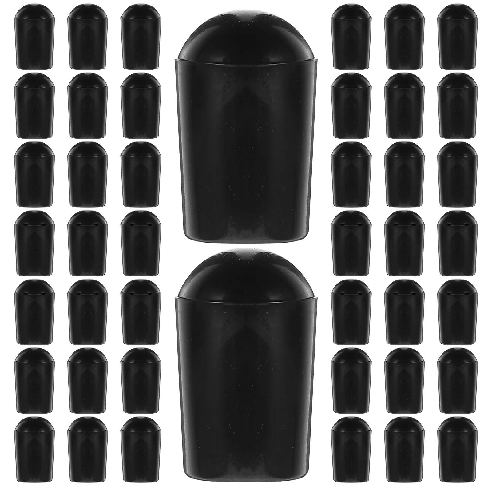 

100Pcs Clothes Hanger End Caps Hanger Protector Covers Wire Thread Protectors for Laundry Rack Shelf Organizer Tip Caps Smooth