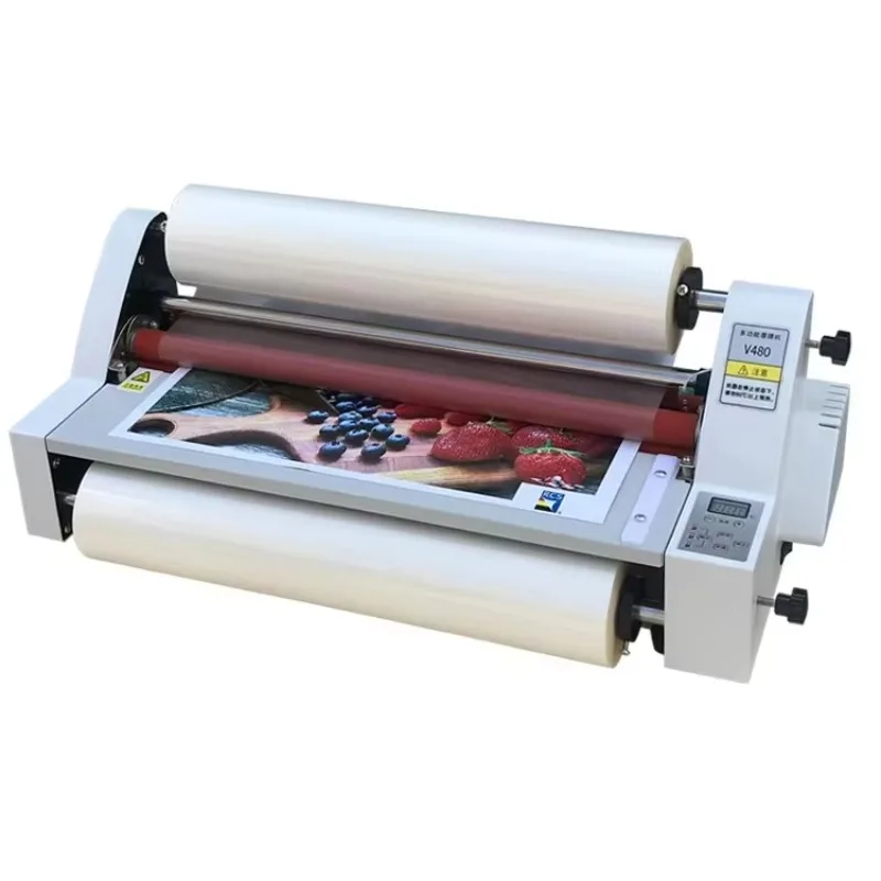 آلة الترقق الكهربائية لسطح المكتب لفة ساخنة وباردة لمعدات المكاتب A5 A6 A3 A4