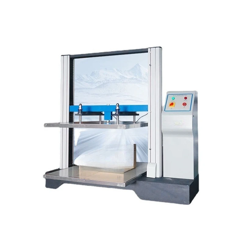 Cardboard compression strength tester, computer servo packaging compression tester