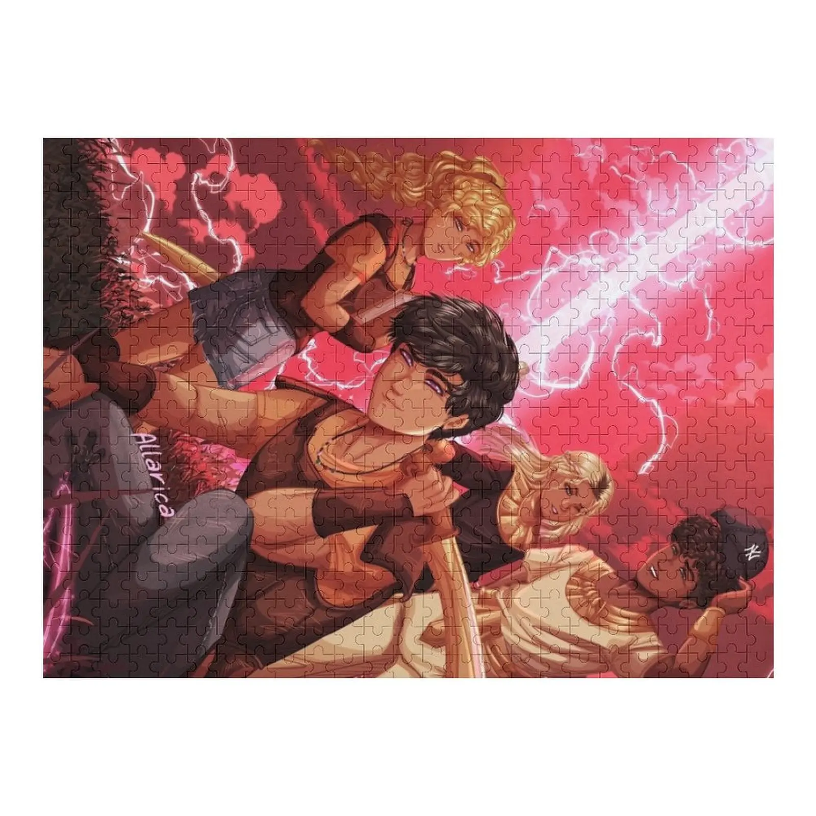 

Пазл Demigods and Magicians, персонализированные подарки, игры для детей, деревянная головоломка с именем на заказ