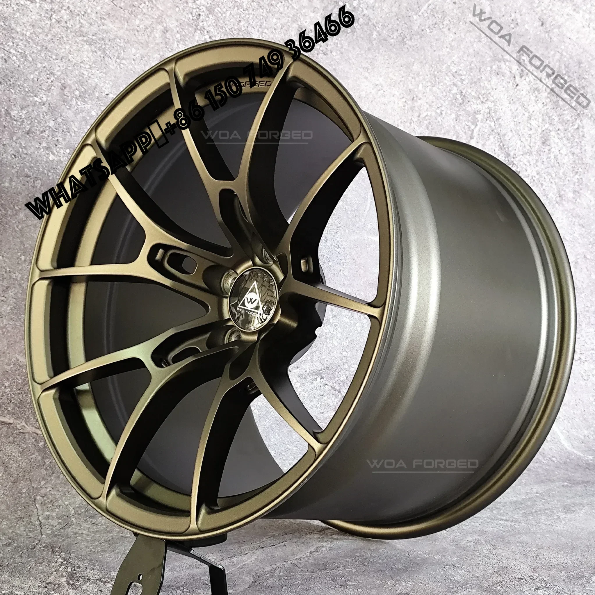 

6061-T6 Matte Black Bronze 18 19 20 21 22 23 Inch Forged Alloy Rim One-piece Forged Wheels for for BMW Mercedes Land Ro