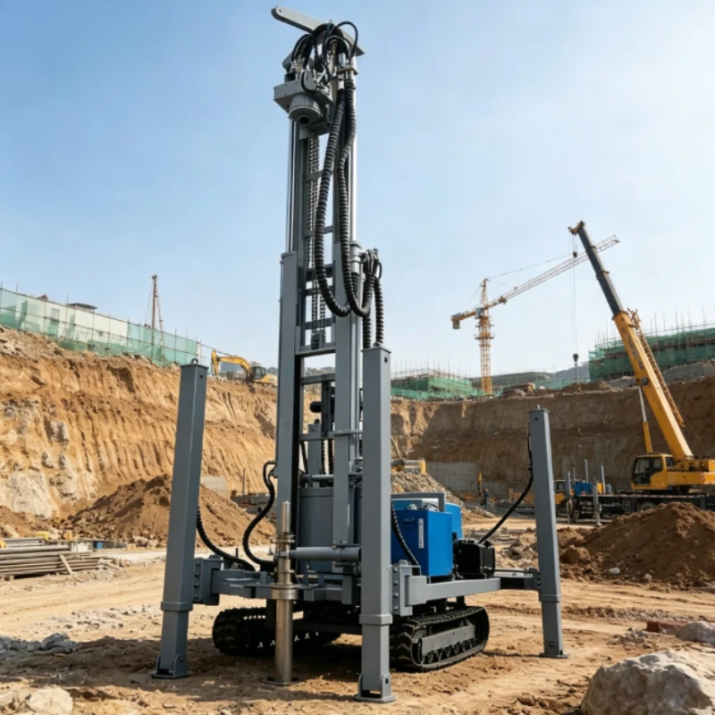 Factory Price 30hp Diesel Engine Water Bore Well Drilling Machine 200m Depth Wheels Farm Mine Drilling Rig for Irrigation