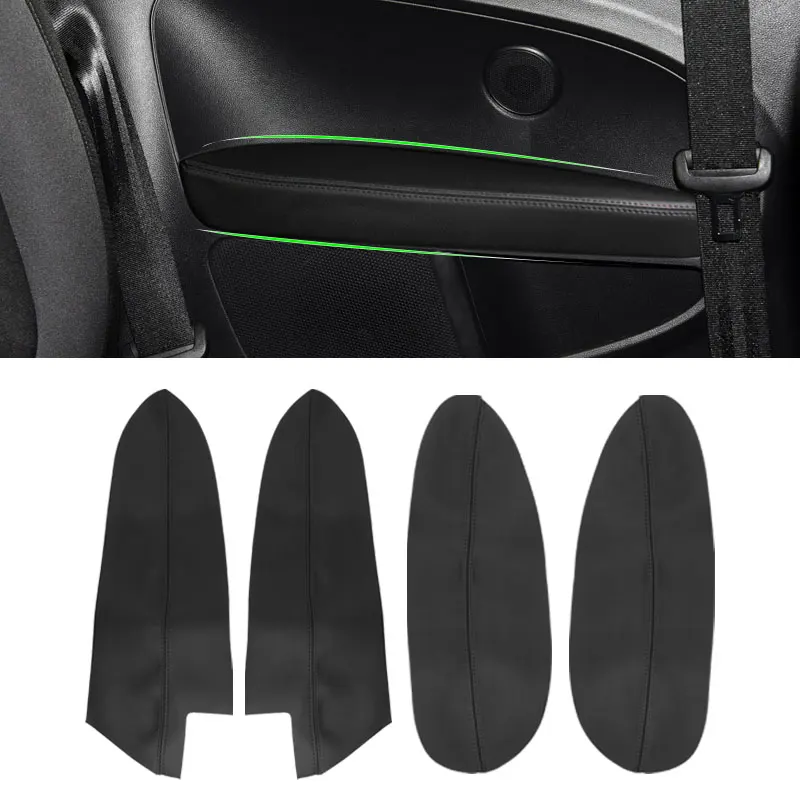 For VW Beetle 2012 2013 2014 2015 2016 2017 2018 2019 Microfiber Leather Car Interior Door Armrest Panel Cover Sticker Trim