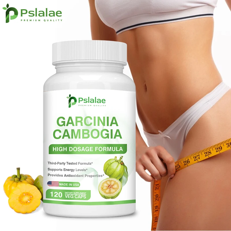 

Garcinia Cambogia Capsules - Supports Weight Management, Appetite Control, Energy Metabolism Supplement