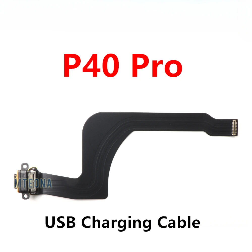 ميكروفون سيم بطاقة حامل صينية مجلس USB شحن حوض كابل مسطح لهواوي P40 برو موصل شريط مرن #5