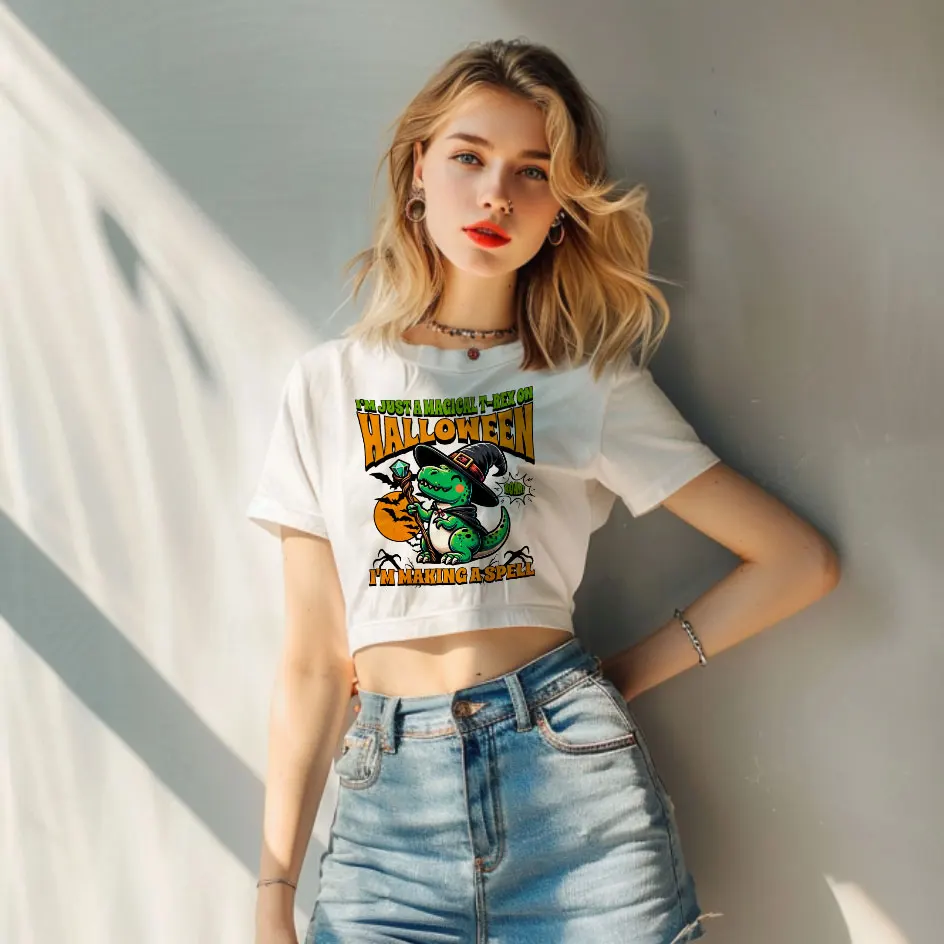 Funny Dino with Cat Visuals Trendy Dinosaur Typography Designs Iron-on Transfers for Clothing Playful Stickers DIY Craft