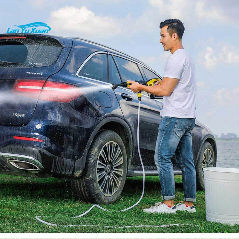 Portable Cordless Water Cleaner  High Pressure Wireless Car Washer Spray