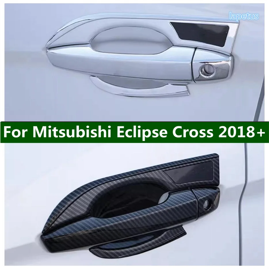 

Outer Door Handle Catch Cover Door Bowl Protector Decoration Frame Trim For Mitsubishi Eclipse Cross 2018 2019 Car Accessories