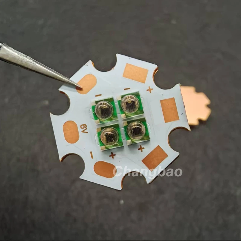 Picture 4: 3V/6V/12V 60degree 4W 3535 Infared IR 850nm High Power Leds with 20mm Copper PCB