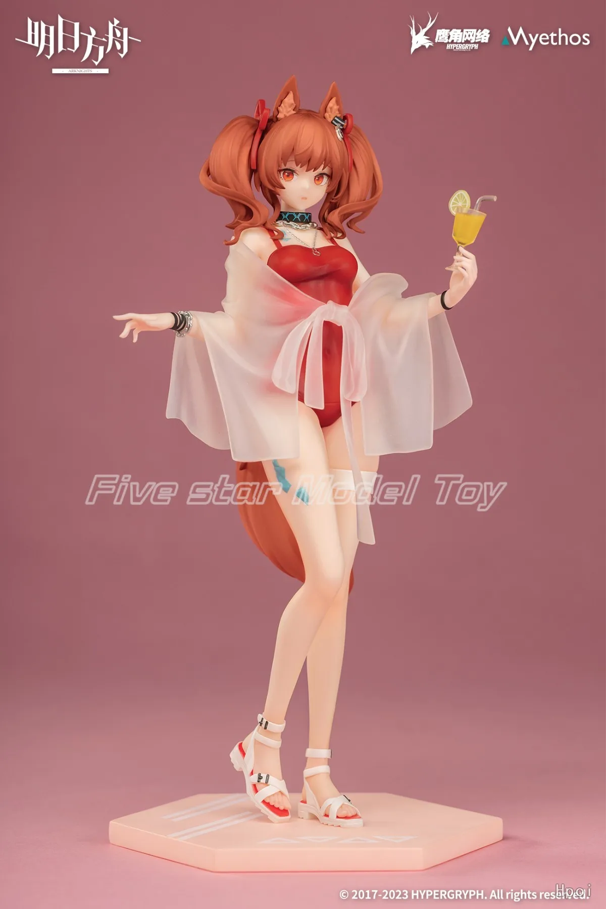 【FS】هدية Myethos الأصلية + سلسلة Arknights Angelina Summer VER. 1/8 ألعاب نماذج الرسوم المتحركة
