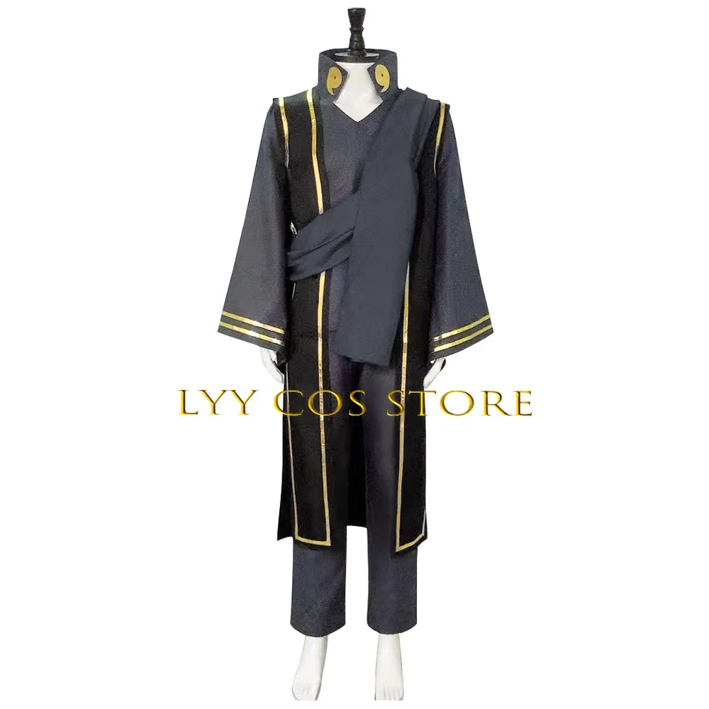 Costume Anime Toneri Cosplay Uniform Vest Cloak Set Halloween Party Role Play Outfit for Men