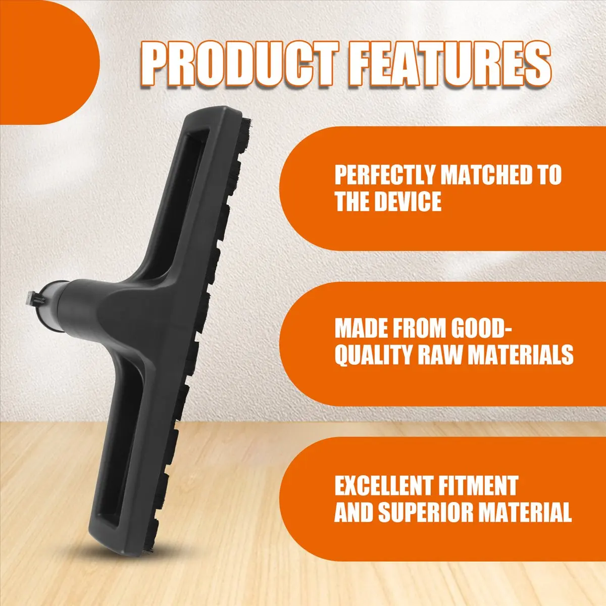 ABFS 35mm ABS Dust Dirt Vacuum Cleaner Replacement Head Nozzle Suction Fit for Vacuum Articulating Floor Accessories Tool