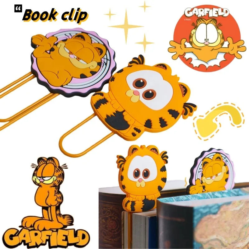 

Креативная силиконовая закладка-органайзер Garfield Jon Abackel Pooky Nemo в стиле аниме: удобная папка для документов и маркеров