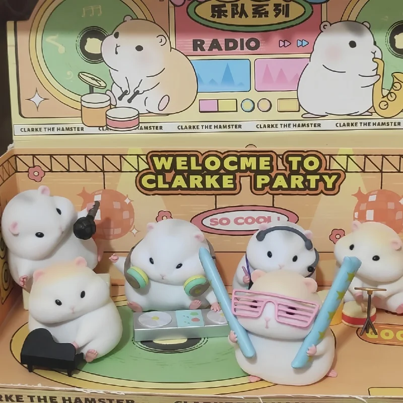 

Новая серия Foodie Clarke The Hamster Band, слепая коробка, экшн-фигурки, милая модель загадочной коробки, кукла, мультяшный декор, игрушки, подарки-сюрпризы