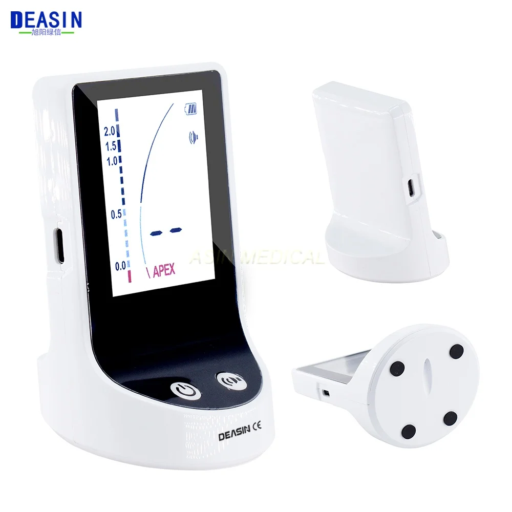 Dental Endo Root Canal Apex Locator Automatic Calibrating ensures Endodontic Buzzer Alert 3.2 Inch LCD Screen Measure