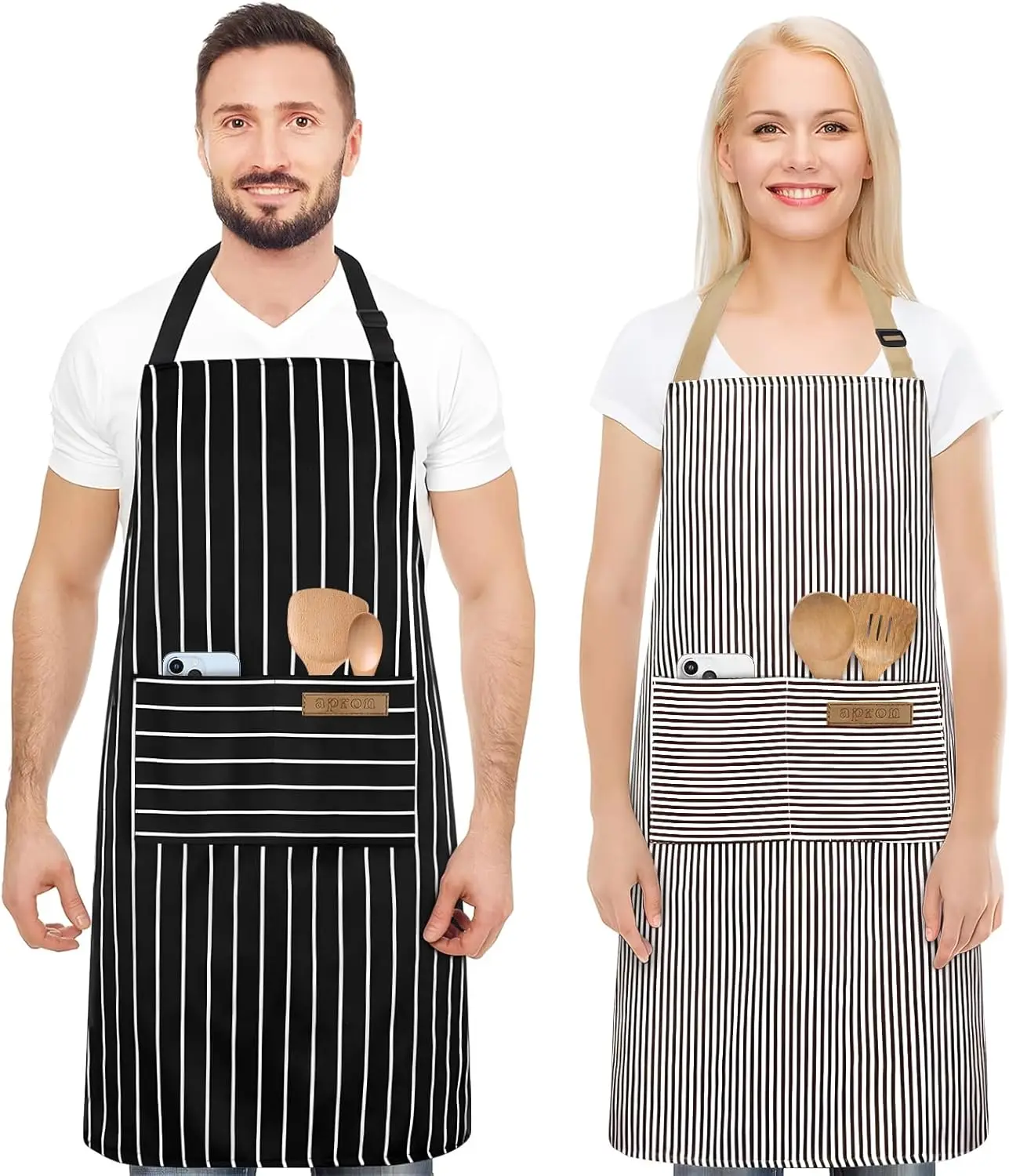 

Pack Apron, Aprons for women with pockets, Cooking aprons for women, Kitchen aprons, Aprons for cooking