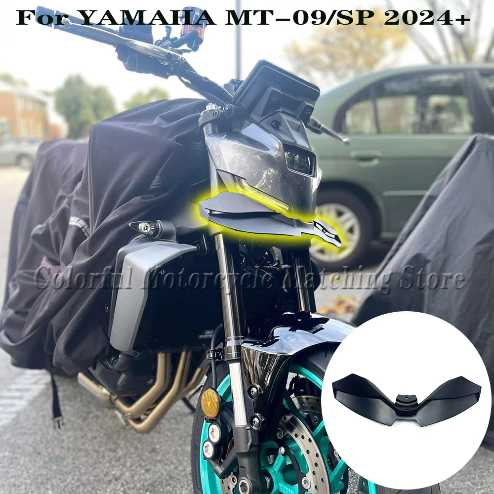 

For Yamaha MT-09 MT09 SP 2024-2025 Motorcycle Downforce Naked Frontal Spoilers Winglet Aerodynamic Wing Front Spoiler Kit