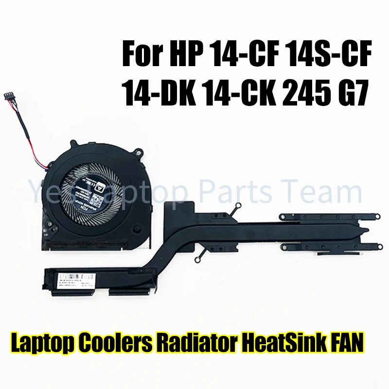 L23191-001 L23385-001 NS85B13-17K23 6033B0062501 For HP 14-CF 14S-CF 14-DK 14-CK 245 G7 Laptop Coolers Radiator HeatSink FAN