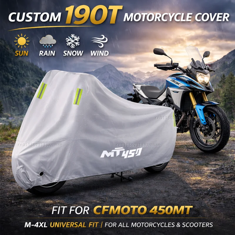 

Чехол для мотоцикла CFMOTO CF MOTO CF450MT 450MT 450 MT MT450 2024 2025, водонепроницаемый, с защитой от УФ-излучения, всепогодный