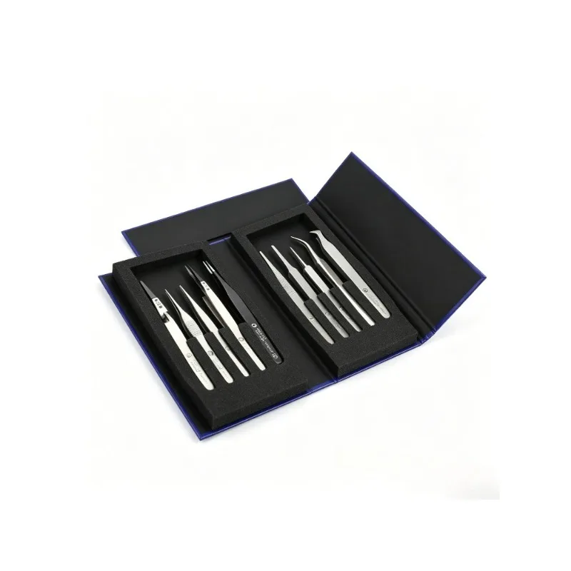 Brand New Original 10Pcs Precision Tweezers Kit K10HP.IT In Stock Professional ESD Anti-static Hand for Electronics Repair Work
