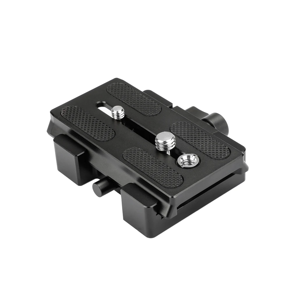 CAMVATE Manfrotto Quick Release Clamp Base With Camera Mount Sliding Plate &1/4