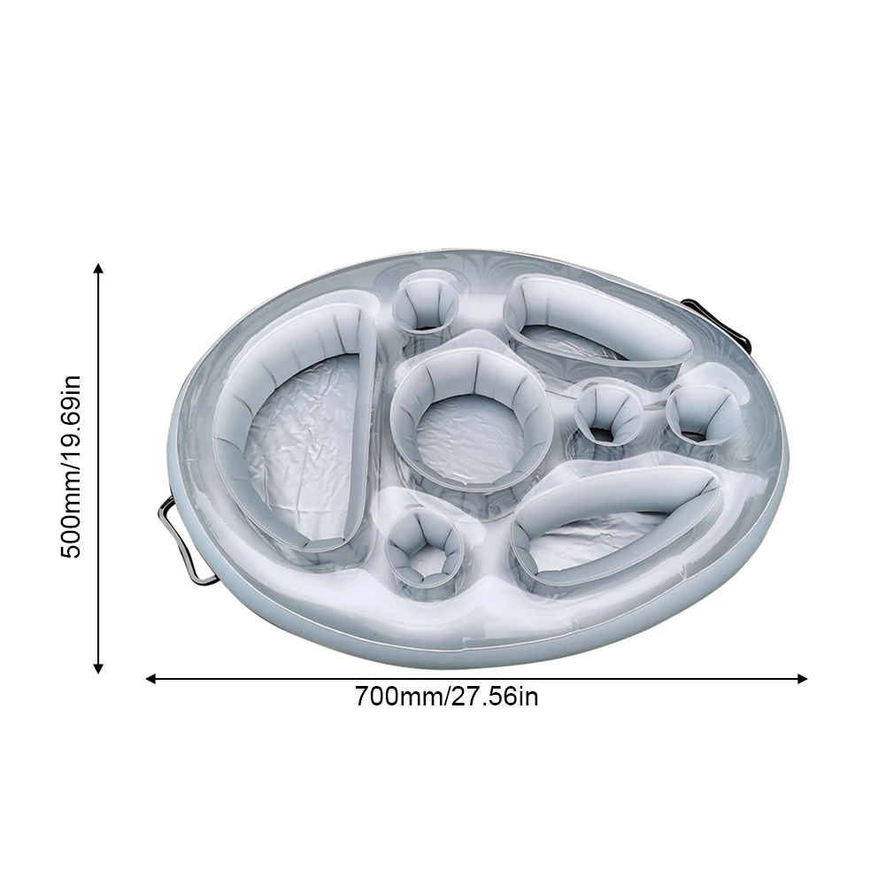 Basen nadmuchiwany uchwyt na napoje Basen Uchwyt na napoje piwne Wielofunkcyjny pływający uchwyt na kubek Anti Fall PVC do spa na plaży