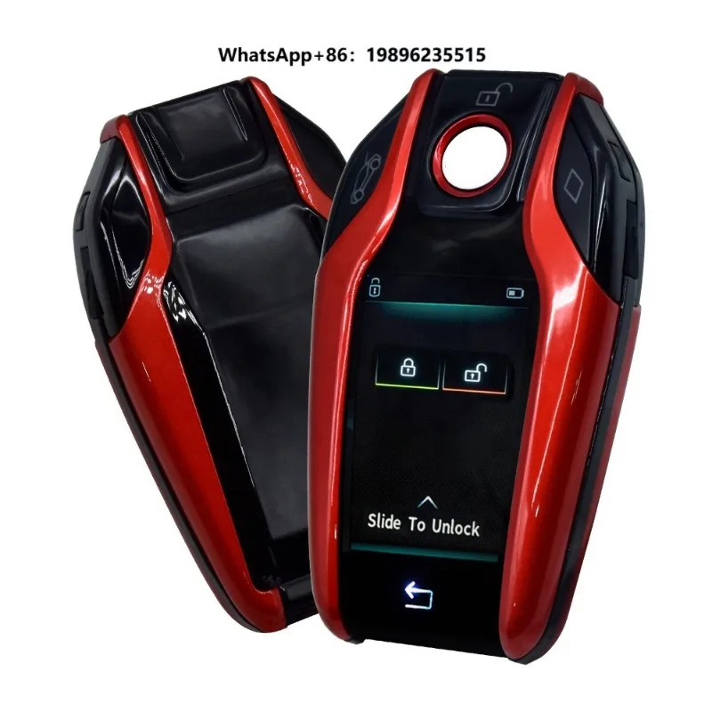 2023 Hot Selling Universal Wireless Smart Key Touch LCD Screen Keyless Entry System PKE Remote Car Key All Cars 433MHz Frequency