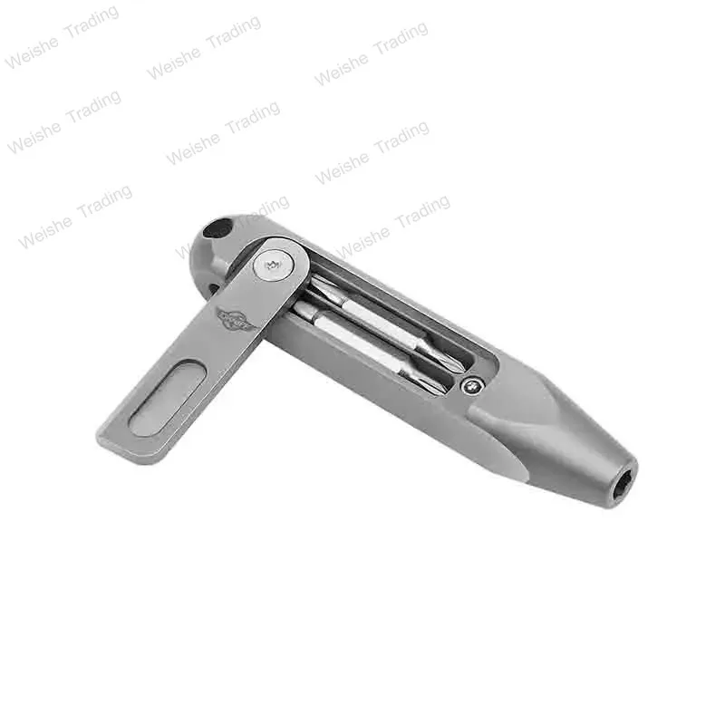 

Otacle D1 TC4 Titanium Alloy Screwdriver Multifunctional Palm Decompression Screwdrivers Double Bit Mini Repair Outdoor EDC Tool