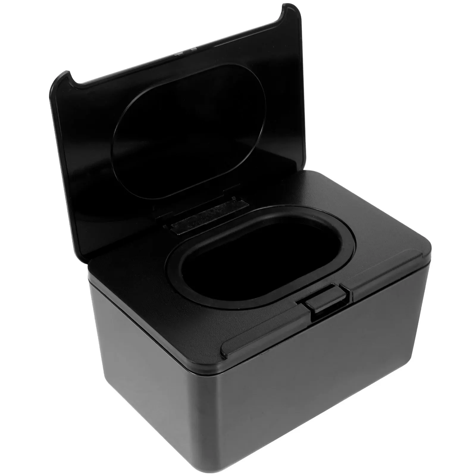 

Стильный черный прямоугольный контейнер для салфеток с герметичной крышкой для гостиной, отеля, бара, дома