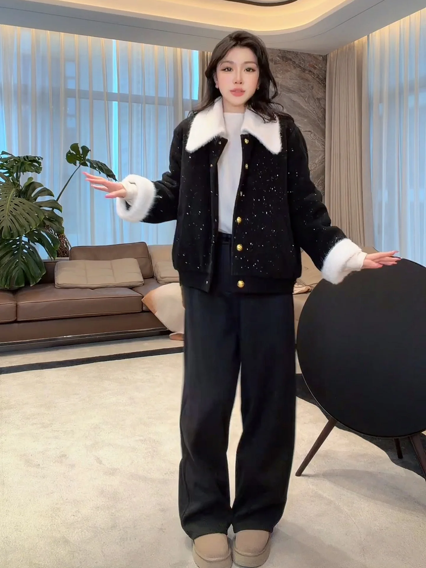 

Женские мягкие брюки Me Soft Pants: модные повседневные брюки с высокой талией, прямые, из высокоэластичного полиэстера, теплые, повседневные