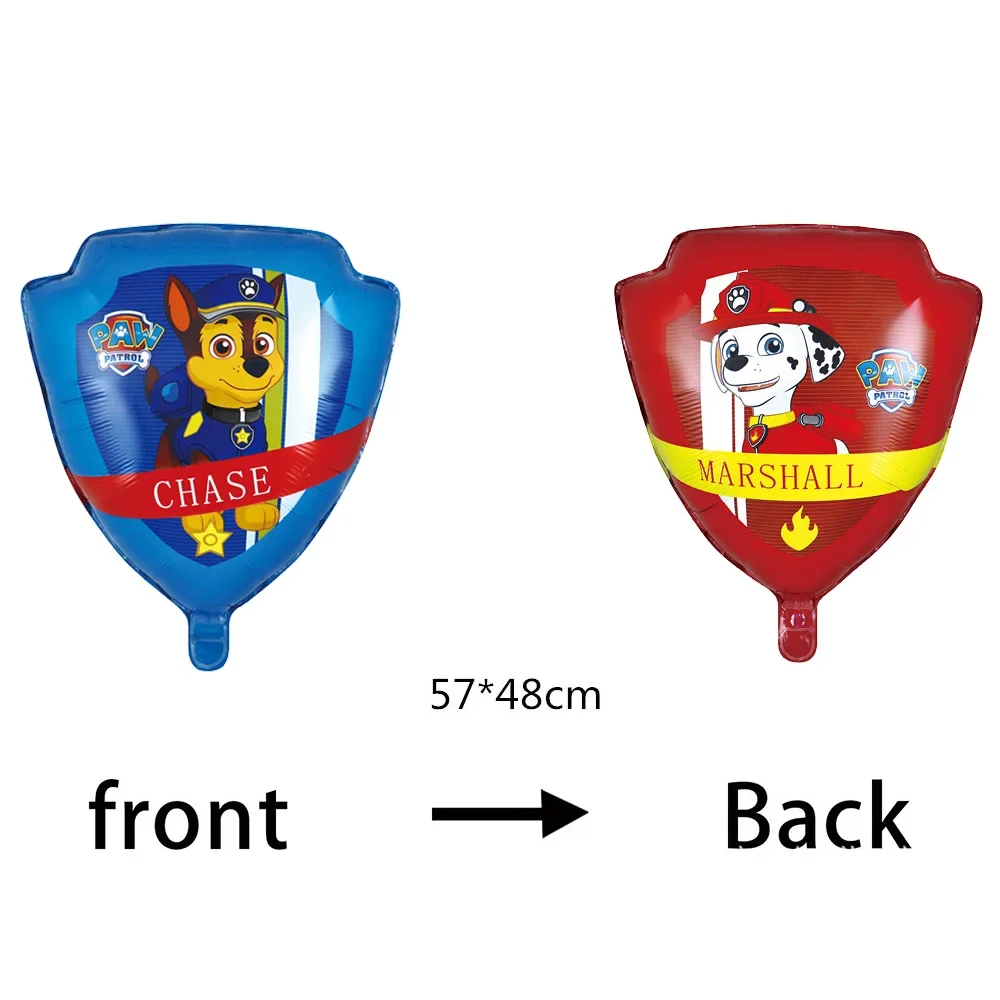 1pc PAW Patrol Geburtstag Dekor Aluminium Folie Ballon Partei Liefert Spielzeug Kinder Geburtstag Party Dekoration Lieferungen Baby Dusche – Detail 2