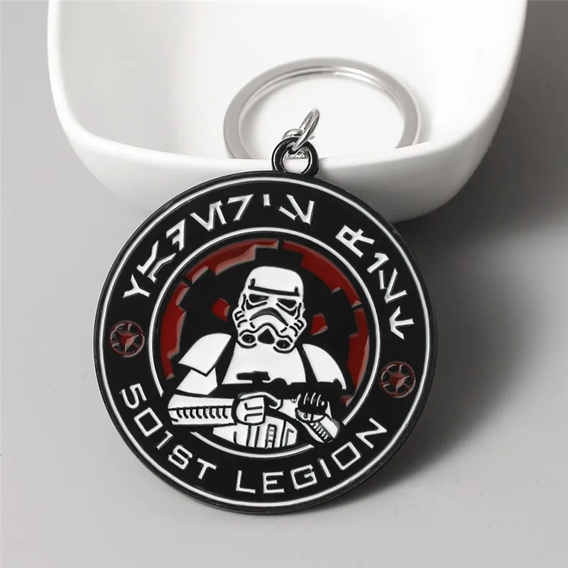 Star Wars Storm Trooper Keychain Accessories Keyring Key Tag Backpack Kids Key Holder Key Chain Toy Pendant